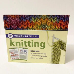 Visual Deck  Set Knitting Thunder Bay Press Knitting Kit